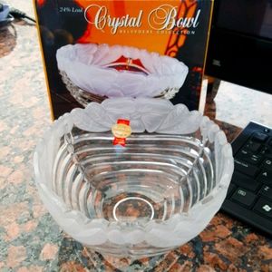 Crystal Bowl Studio Belvedere Coll. 4"h